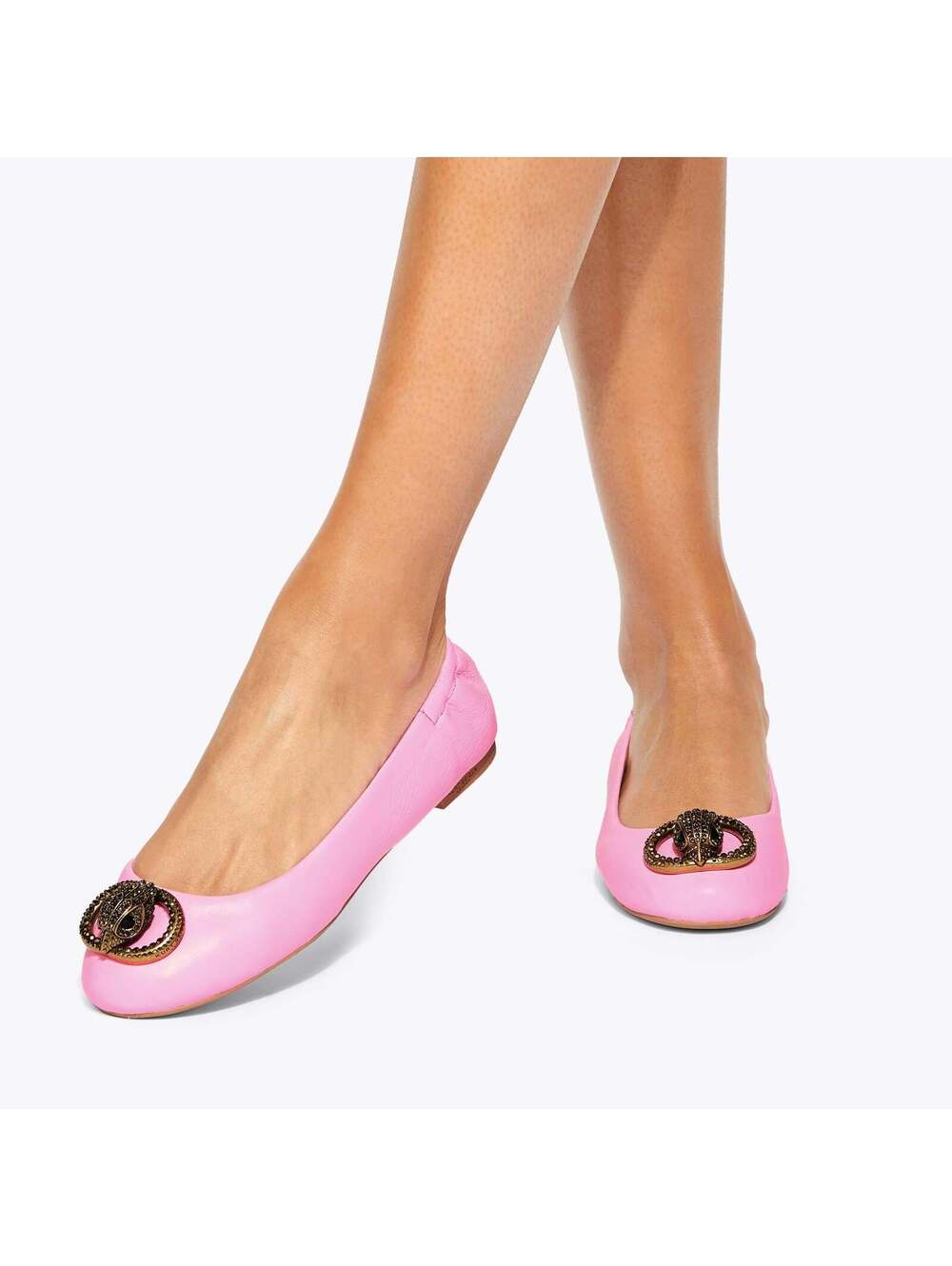 Kurt Geiger Chelsea Ballet Flat Pink Leather EU38.5/US7.5
